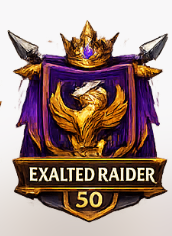 Exalted Raider Badge