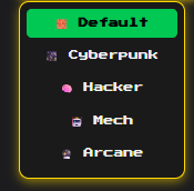 Unlockable Profile Themes