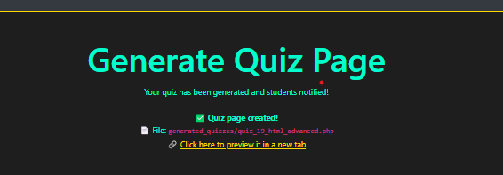 Interactive Quizzes